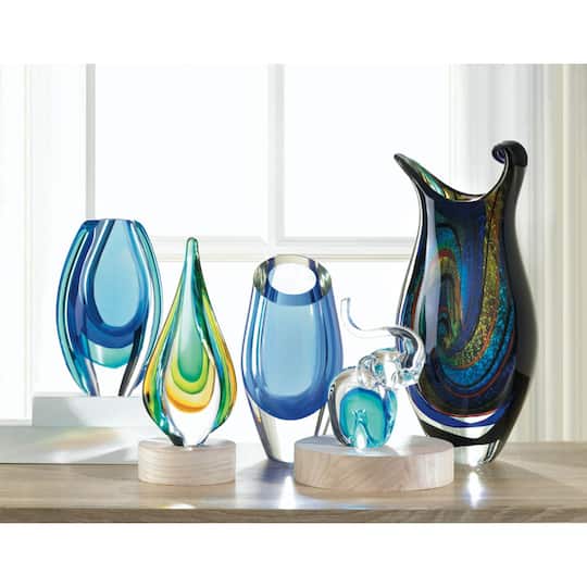 15.5" Galaxy Art Glass Vase